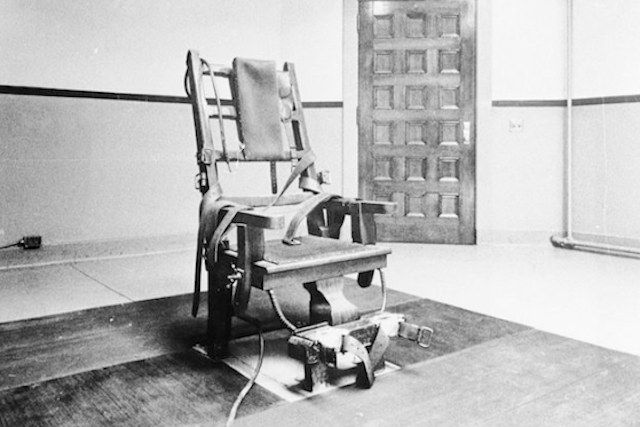 Old Sparky in 1956. The chair performed its last execution in 1963